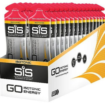 SIS GO Isotonic energiegel Roze Grapefruit 30 stuks