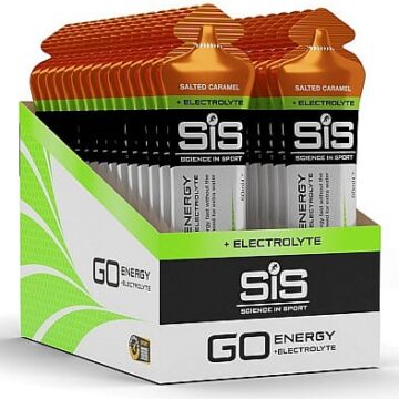 SIS GO Isotonic Energie + Electrolyte Caramel gel 30 stuks