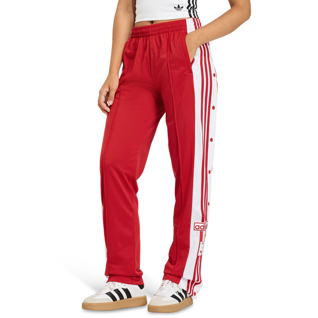 Adidas-Adibreak-Track-Tracksuit-Bottoms-Broeken-Dames-Rood-Maat-L-42-44-Poly-Mesh