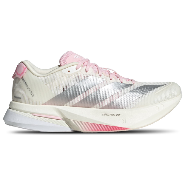 Adidas Adizero Boston 13 Sneakers Dames - Wit - Maat 42 - Mesh/Synthetisch