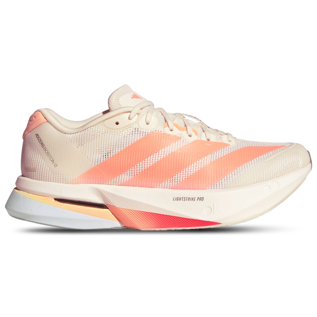 Adidas Adizero Boston 13 Sneakers Dames - Wit - Maat 45 1/3 - Mesh/Synthetisch