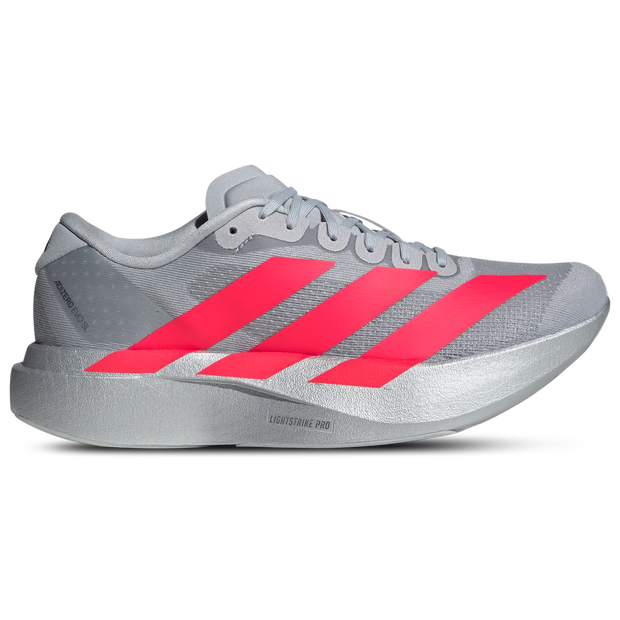 Adidas Adizero EVO SL Sneakers Dames - Zilver - Maat 45 1/3 - Mesh/Synthetisch