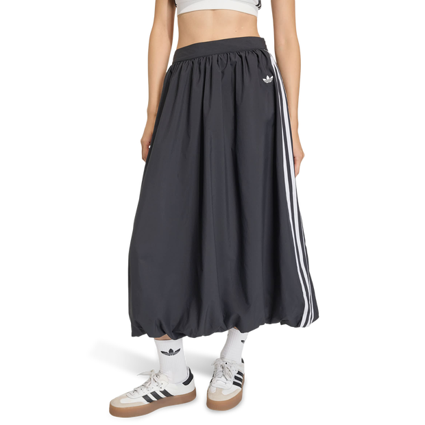 Adidas-Balloon-Long-Skirt-Rokken-Dames-Zwart-Maat-XXL-50-52-Poly-Mesh