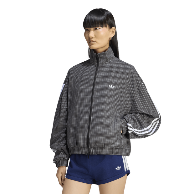 Adidas-Checks-Trainingspakken-Dames-Zwart-Maat-XXL-50-52-Katoen-Keperbinding