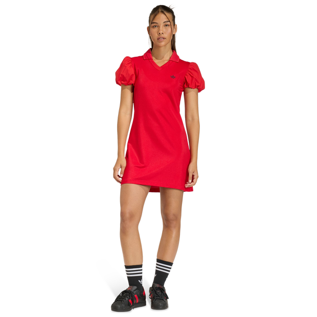 Adidas-Dress-Jurken-Dames-Rood-Maat-XL-46-48-Poly-Mesh