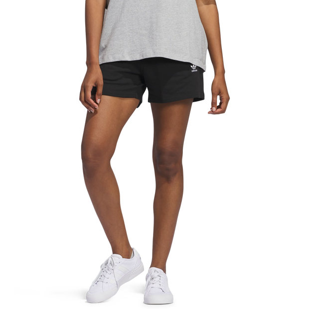 Adidas-Essentials-Korte-Broeken-Dames-Zwart-Maat-XXL-50-52-Poly-Mesh