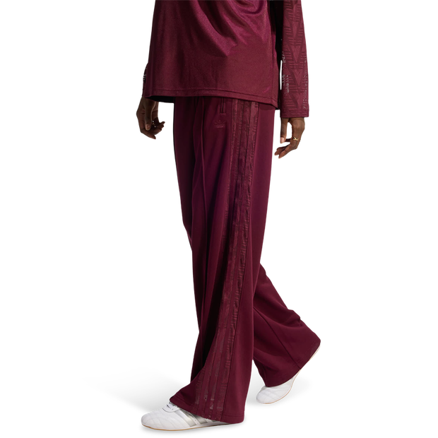 Adidas-Firebird-Broeken-Dames-Rood-Maat-XL-46-48-Katoen-Jersey