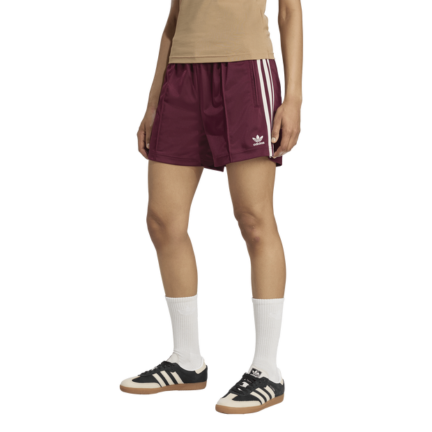 Adidas-Firebird-Korte-Broeken-Dames-Rood-Maat-XXL-50-52-Poly-Mesh
