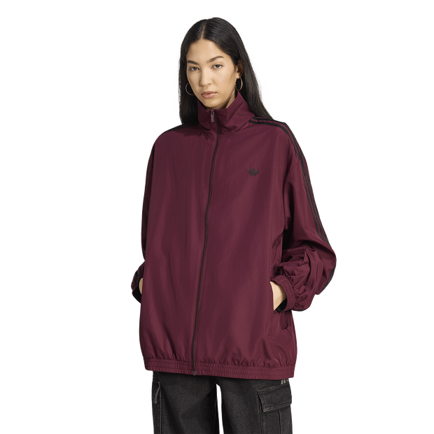 Adidas-Firebird-Trainingspakken-Dames-Rood-Maat-XXL-50-52-Poly-Mesh