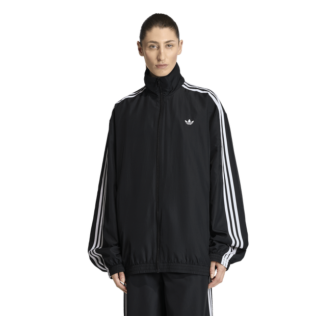 Adidas-Firebird-Trainingspakken-Dames-Zwart-Maat-XXL-50-52-Poly-Mesh