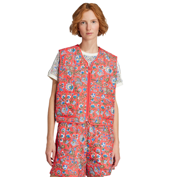 Adidas Liberty London Korte Broeken Dames - Rood - Maat XL (46-48) - Katoen Jersey