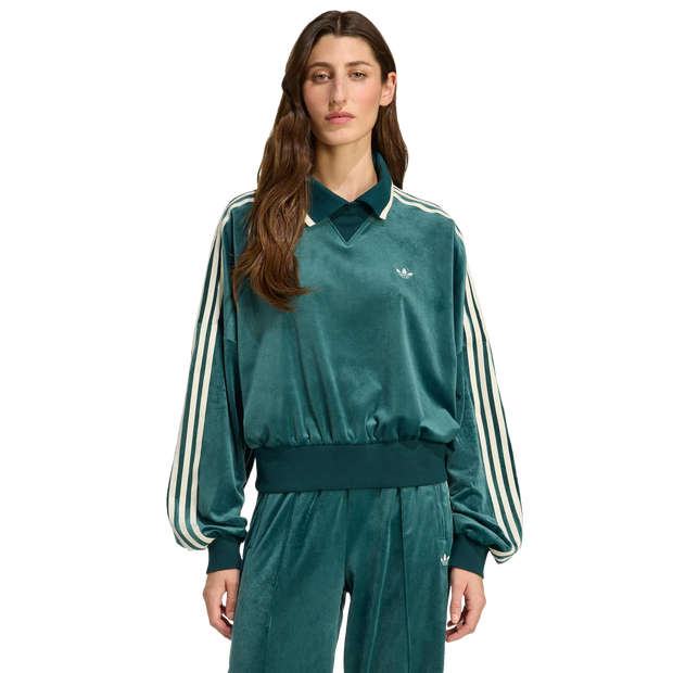 Adidas Liberty London Sweatshirts Dames - Groen - Maat L (42-44) - Poly Mesh