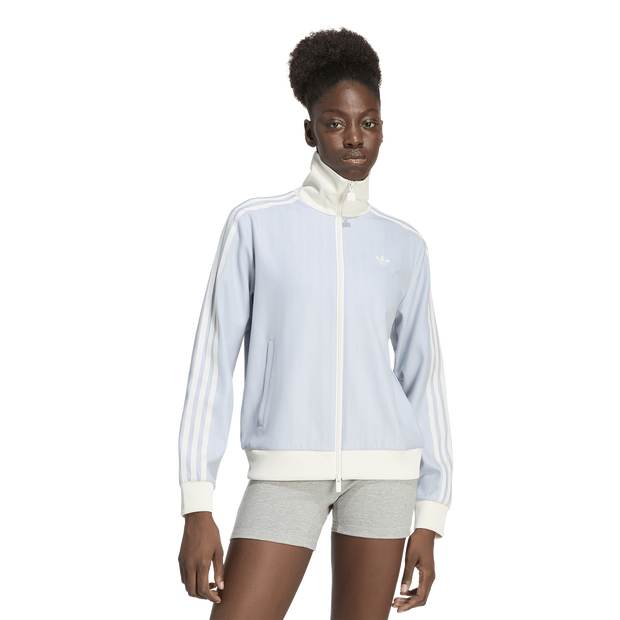Adidas-Og-Tweed-Tracktop-Trainingspakken-Dames-Blauw-Maat-XXL-50-52-Poly-Mesh