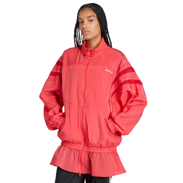 Adidas Santiago Woven Track Top Jassen Dames - Rood - Maat XL (46-48) - Nylon