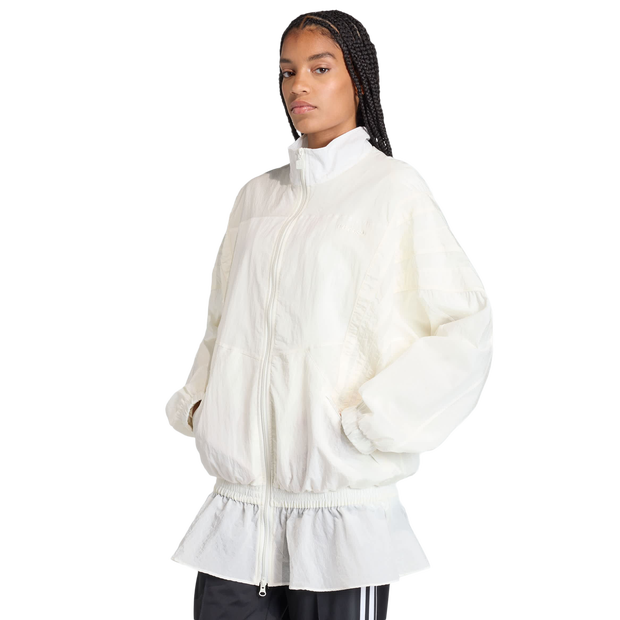 Adidas Santiago Woven Track Top Jassen Dames - Wit - Maat XL (46-48) - Nylon