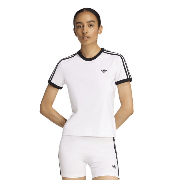 Adidas-Slim-T-shirts-Dames-Wit-Maat-XXL-50-52-Katoen-Jersey