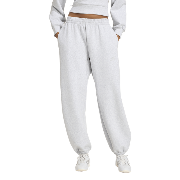 Adidas-Soft-Lux-Loose-Pants-Broeken-Dames-Grijs-Maat-XXL-50-52-Poly-Mesh