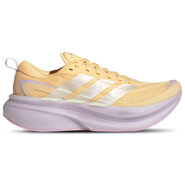 Adidas Supernova Glide Sneakers Dames - Geel - Maat 44 2/3 - Mesh/Synthetisch