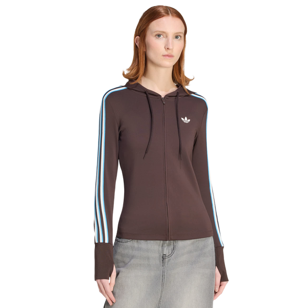 Adidas-Trefoil-Hoodies-Dames-Bruin-Maat-XXL-50-52-Poly-Mesh