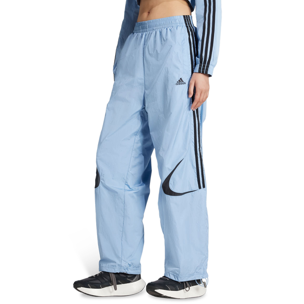 Adidas-adicolor-Broeken-Dames-Blauw-Maat-L-42-44-Nylon