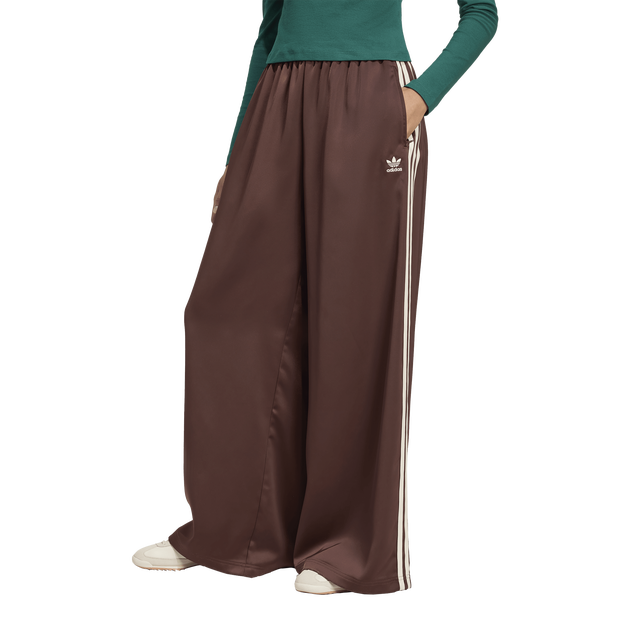 Adidas-adicolor-Broeken-Dames-Bruin-Maat-XL-46-48-Poly-Mesh