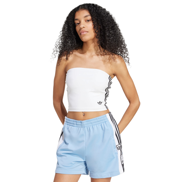 Adidas adicolor T-shirts Dames - Wit - Maat XL (46-48) - Poly Mesh