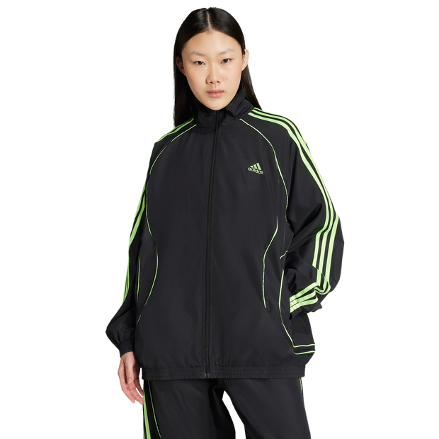 Adidas-adicolor-Trainingspakken-Dames-Zwart-Maat-L-42-44-Poly-Mesh