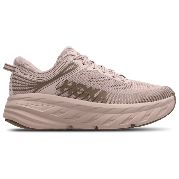 Hoka-Bondi-7-Sneakers-Dames-Beige-Maat-42-MeshSynthetisch