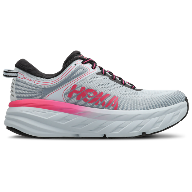 Hoka Bondi 7 Sneakers Dames - Roze - Maat 38 2/3 - Mesh/Synthetisch
