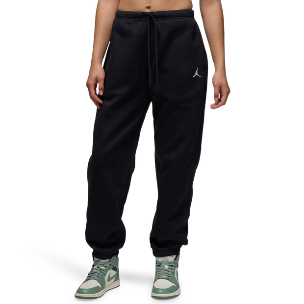 Jordan Brooklyn Broeken Dames - Zwart - Maat XL - Katoen Jersey