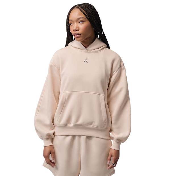 Jordan-Brooklyn-Pullover-Hoodie-Hoodies-Dames-Wit-Maat-XXL-Katoen-Jersey