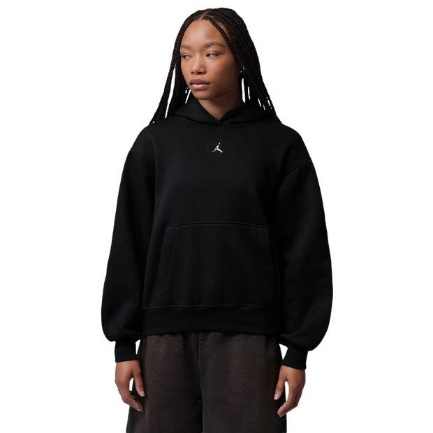 Jordan-Brooklyn-Pullover-Hoodie-Hoodies-Dames-Zwart-Maat-XXL-Katoen-Jersey