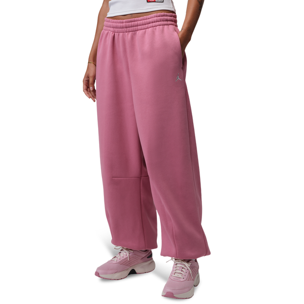 Jordan Brooklyn Trousers Broeken Dames - Roze - Maat XL - Katoen Jersey