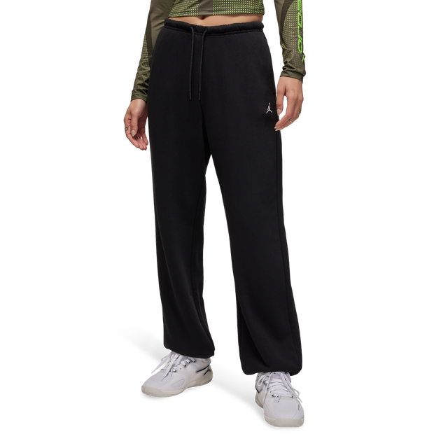 Jordan-fleece-Broeken-Dames-Zwart-Maat-XXL-Katoen-Jersey
