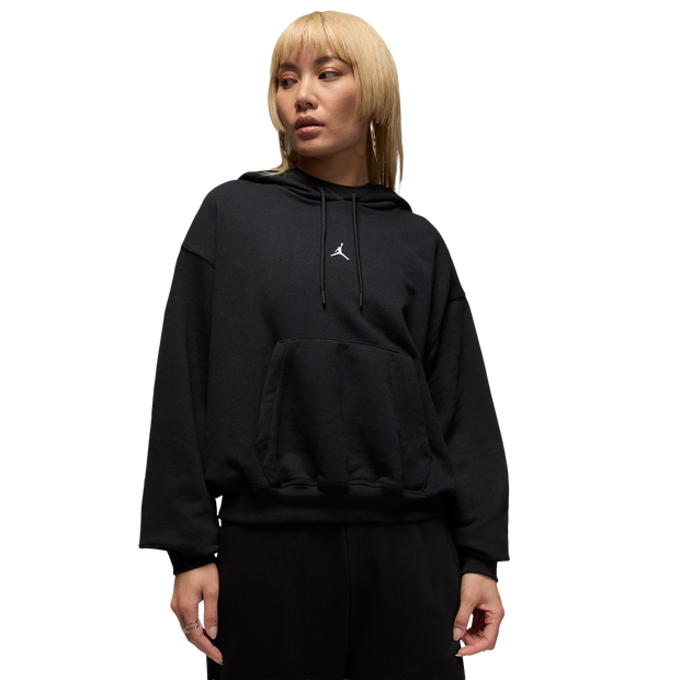Jordan-fleece-Hoodies-Dames-Zwart-Maat-XXL-Katoen-Jersey
