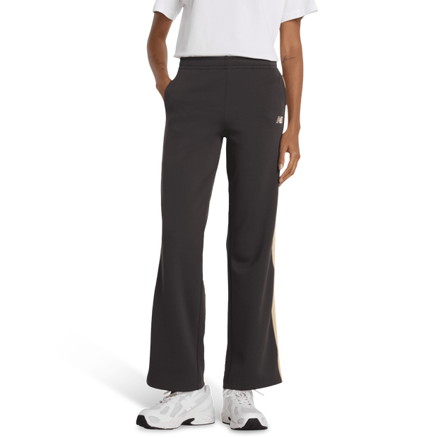 New Balance Interlock Pant Broeken Dames - Zwart - Maat XL - Poly Jersey