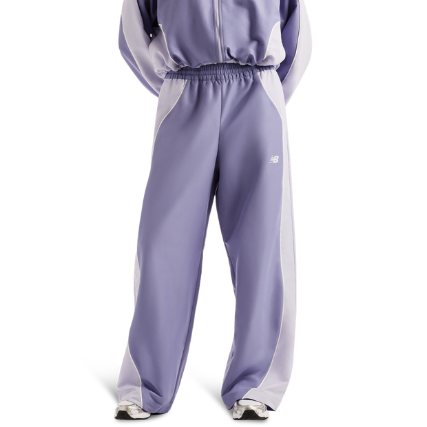 New-Balance-Trackside-Broeken-Dames-Paars-Maat-L-Poly-Jersey