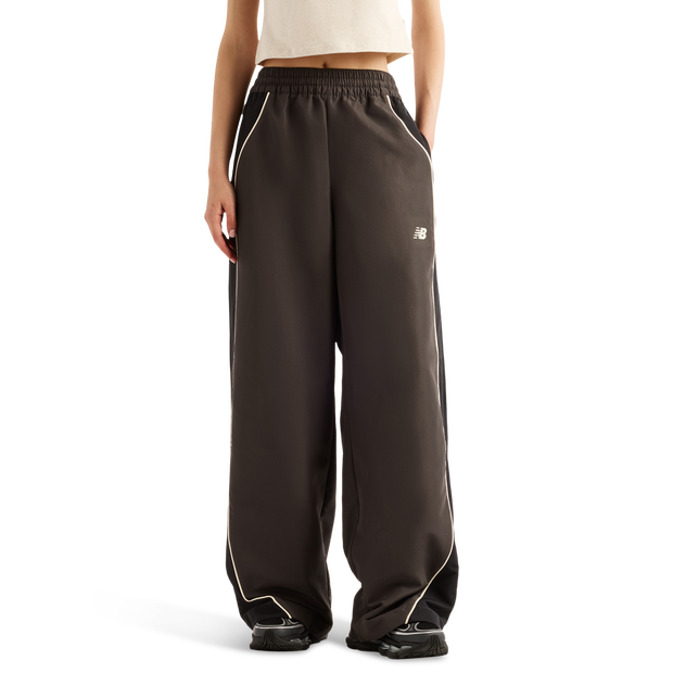 New-Balance-Trackside-Broeken-Dames-Zwart-Maat-L-Poly-Jersey