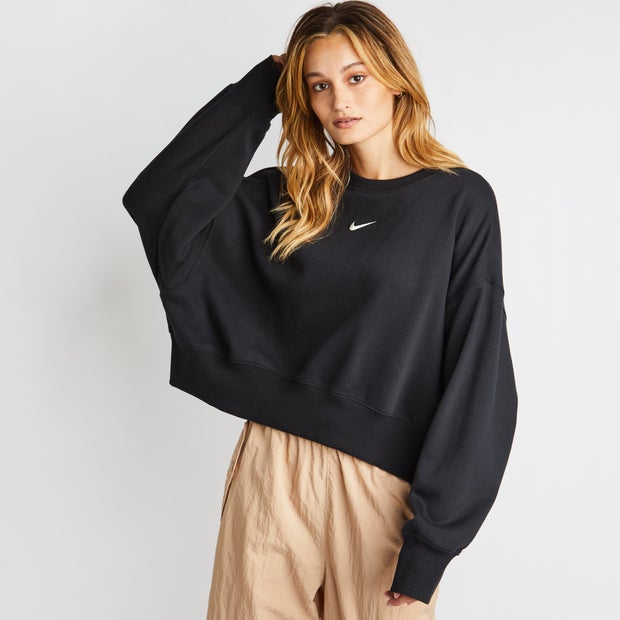 Nike-Phoenix-Sweatshirts-Dames-Zwart-Maat-50-52
