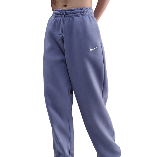 Nike-Sportswear-Broeken-Dames-Blauw-Maat-42-Katoen-Jersey
