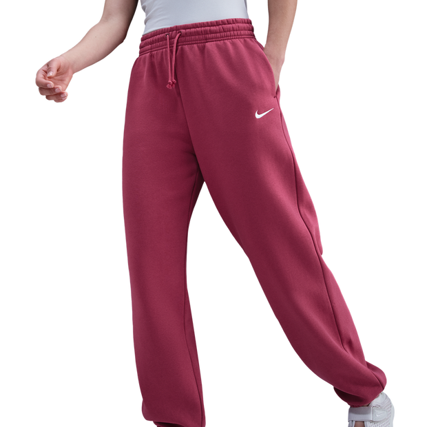 Nike-Sportswear-Broeken-Dames-Rood-Maat-42-Katoen-Jersey