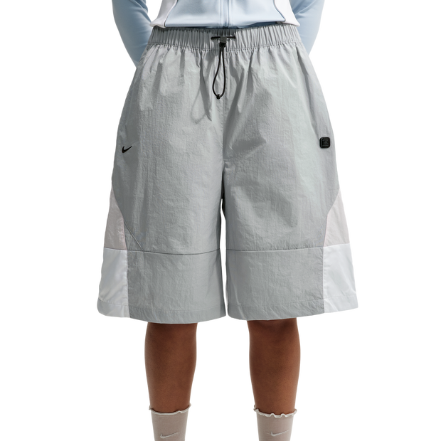 Nike-Sportswear-Korte-Broeken-Dames-Grijs-Maat-42-Katoen-Jersey