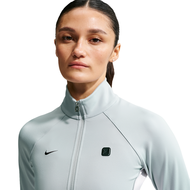 Nike Sportswear Trainingspakken Dames - Grijs - Maat 42 - Katoen Jersey