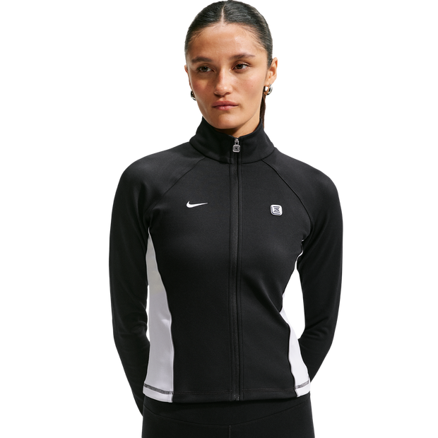 Nike-Sportswear-Trainingspakken-Dames-Zwart-Maat-40-Katoen-Jersey