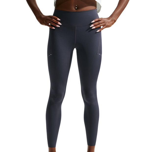 Nike-Swift-High-waisted-78-Running-Leggings-Leggings-Dames-Grijs-Maat-44-Katoen-Jersey