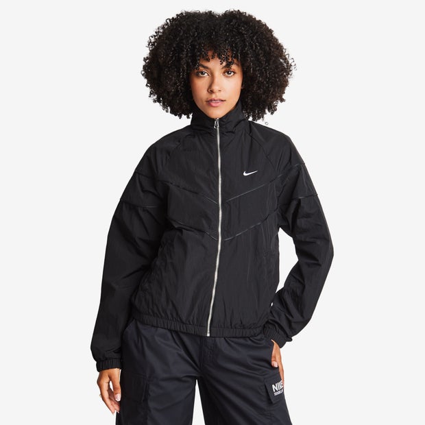 Nike Windrunner Full Zip Trainingspakken Dames - Zwart - Maat XL