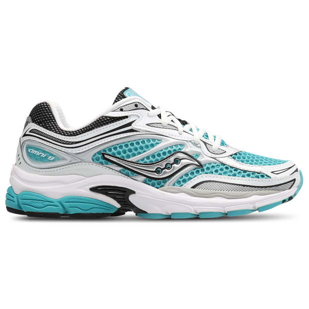 Saucony-Progrid-Omni-9-Sneakers-Dames-Blauw-Maat-41-MeshSynthetisch