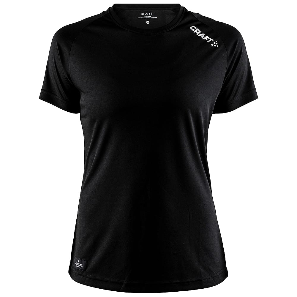 Craft Community Function hardloopshirt korte mouw zwart dames